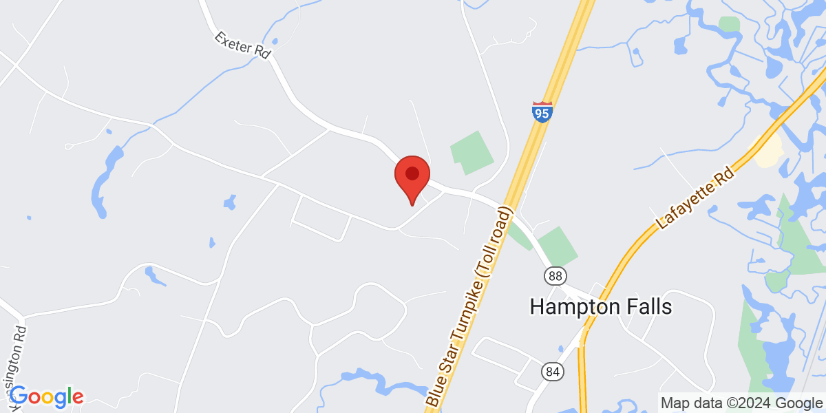 Map of Hampton Falls Free Library